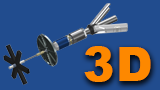 3D View: 75mm ROTOBORER